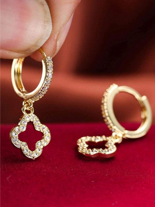 Boucle d'Oreille "Éclat d'Iris"