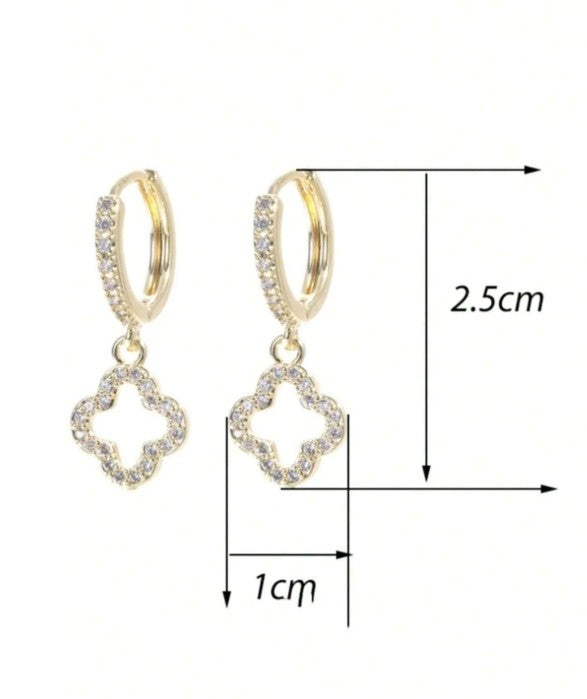 Boucle d'Oreille "Éclat d'Iris"