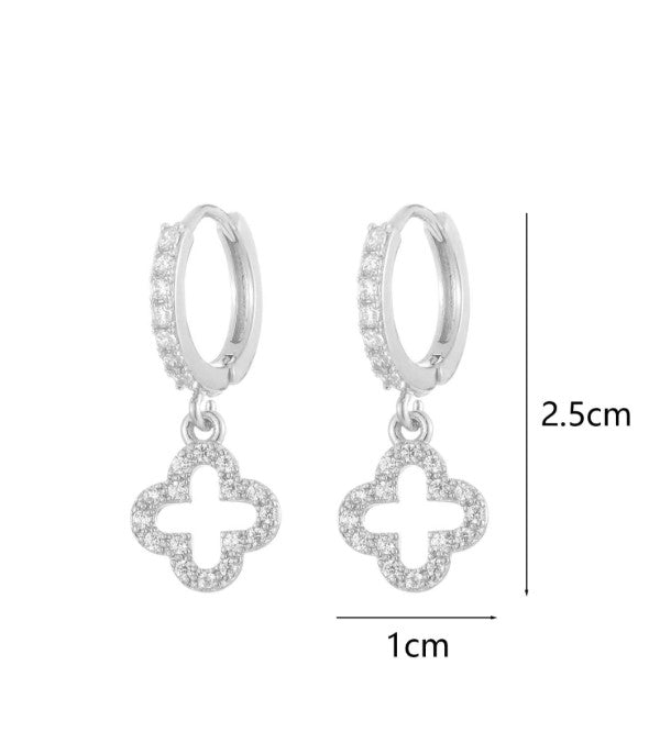Boucle d'Oreille "Éclat d'Iris"